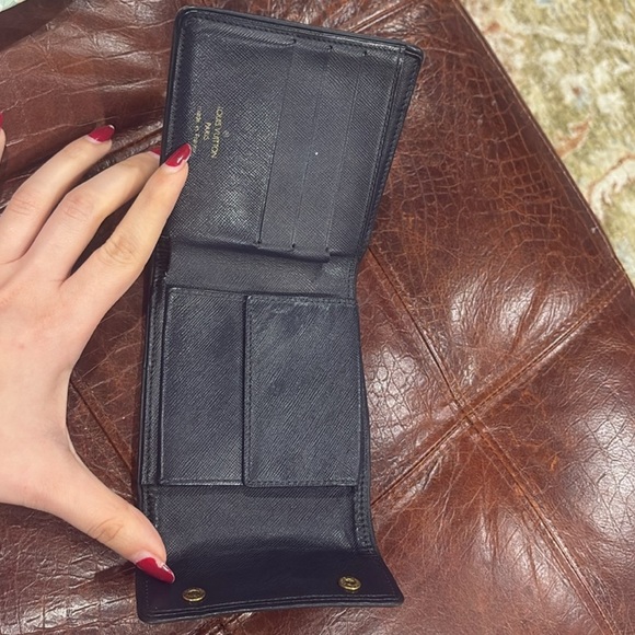 RARE🦄Authentic Navy Denim Louis Vuitton Monogram Wallet - Picture 6 of 11